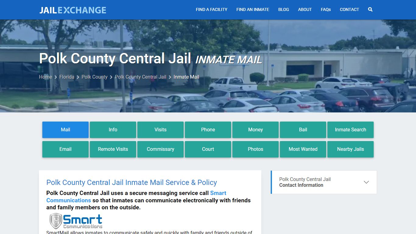 Inmate Mail - Polk County Central Jail, FL - Jail Exchange